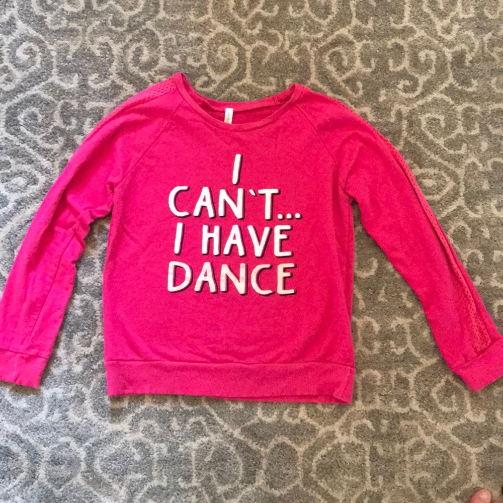 Girls sweatshirt size Large